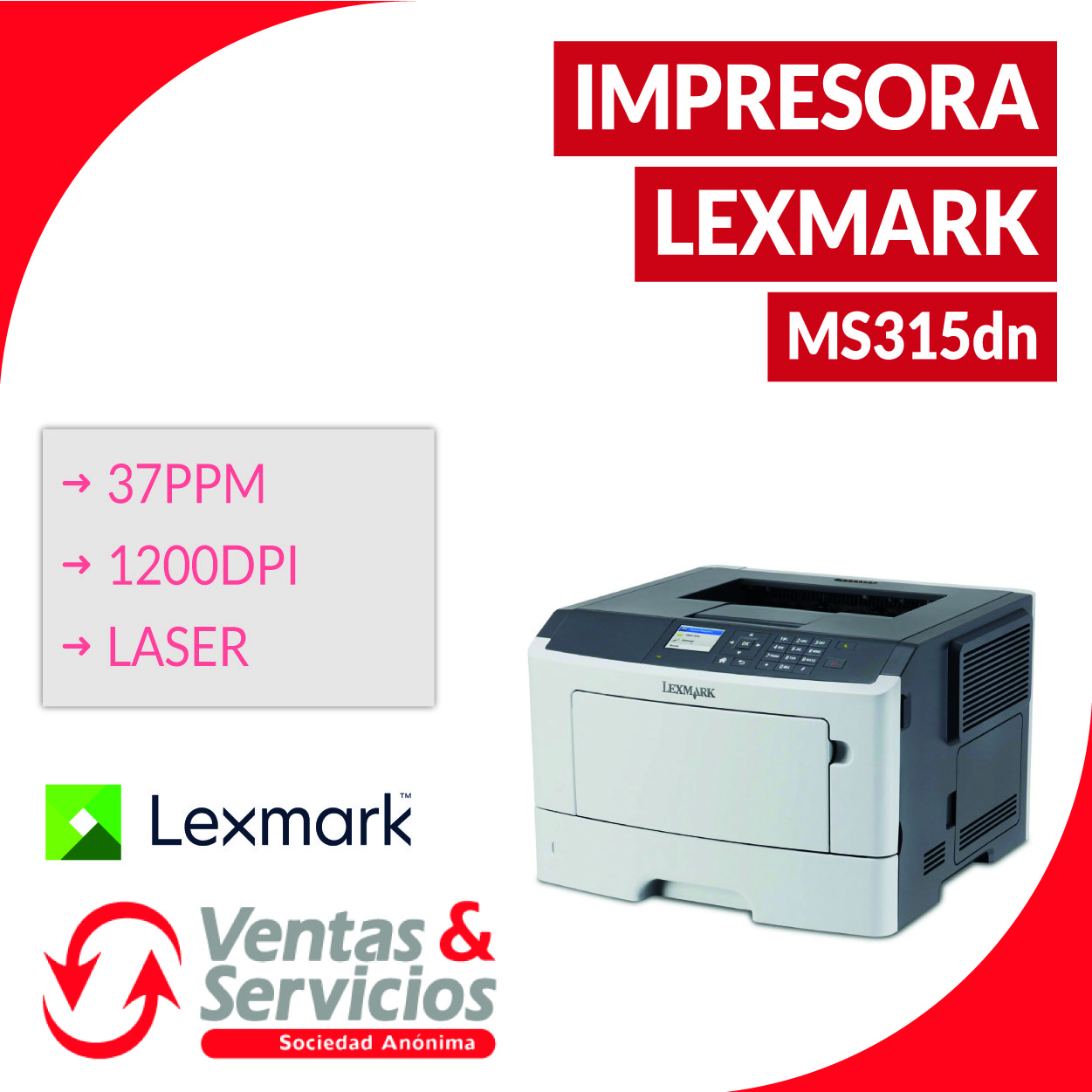 Lexmark ms315dn