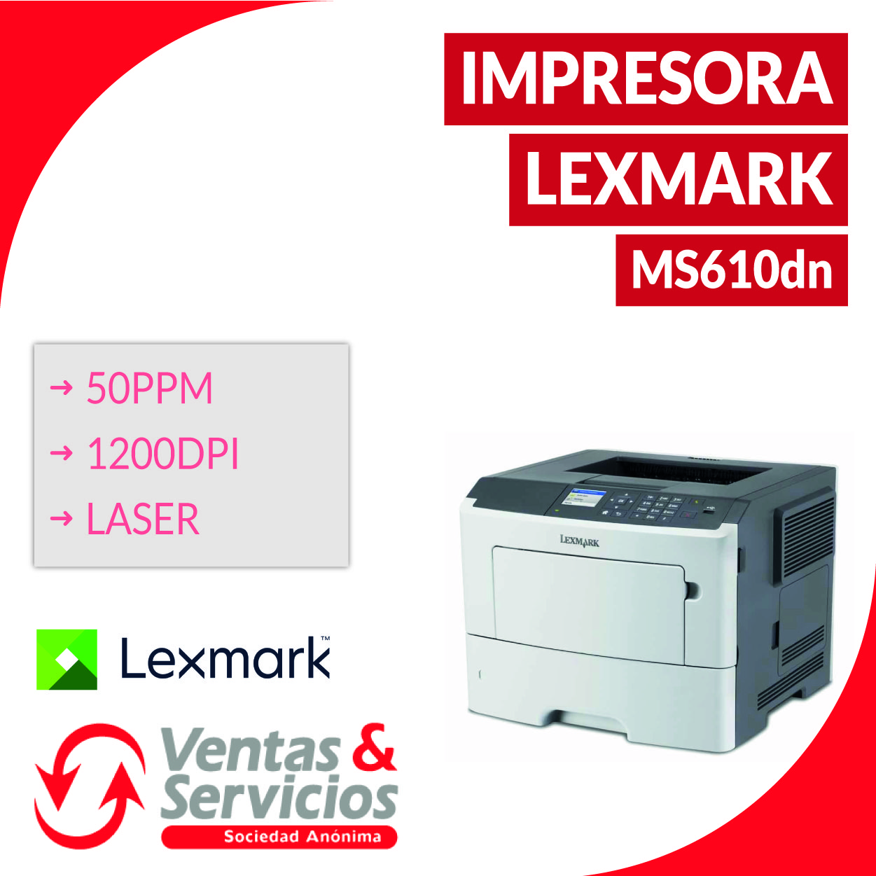 Lexmark ms610dn